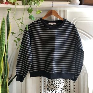 Striped sweatshirt from LOFT